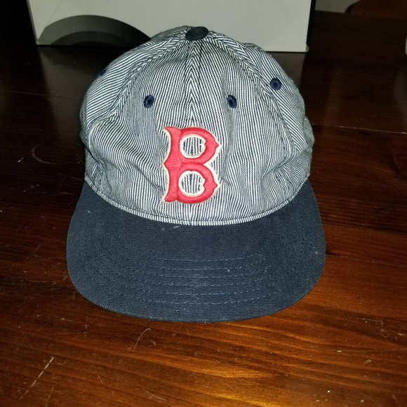 old school red sox hat